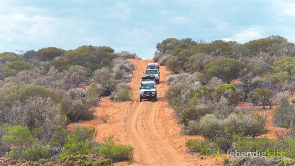 Offroad Track Australien Red Sand Dessert Outback